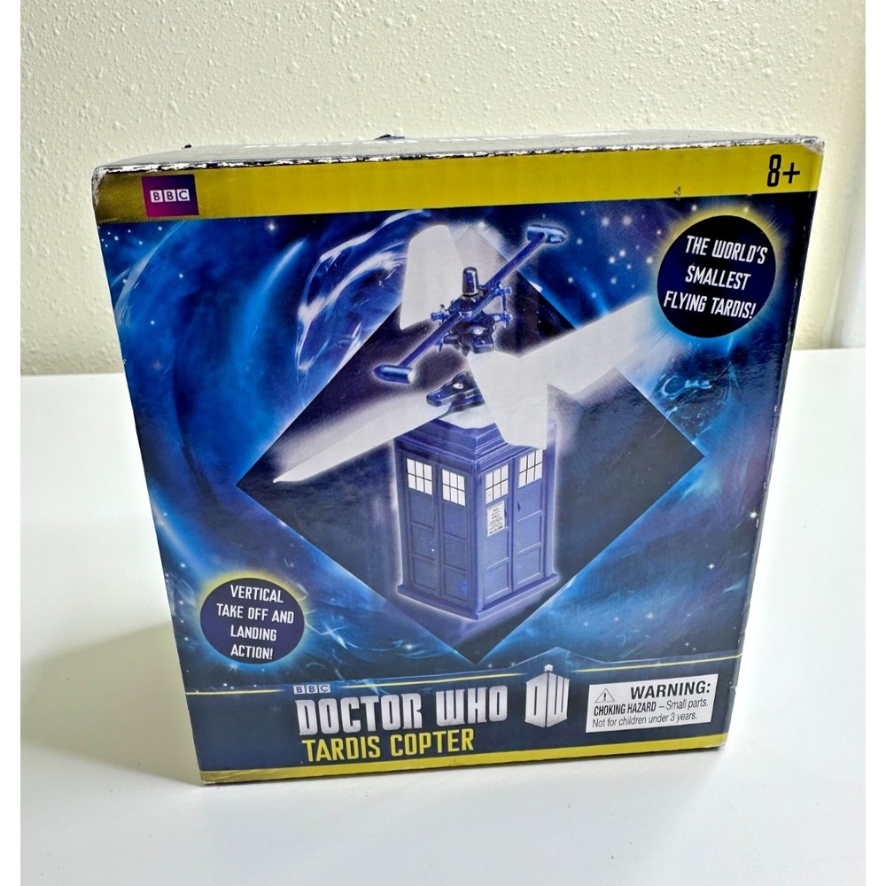 Doctor Who Flying Tardis Copter Remote Control 3" BBC Zeon New open box